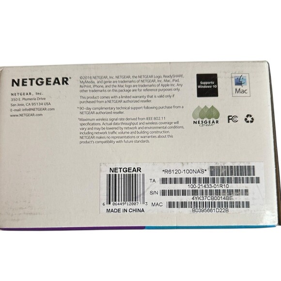 Netgear AC1200 Dual Band WiFi Router R6120 High Speed Wireless Internet - Picture 13 of 16